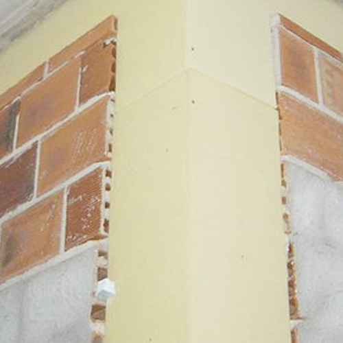 Parede com poliuretano